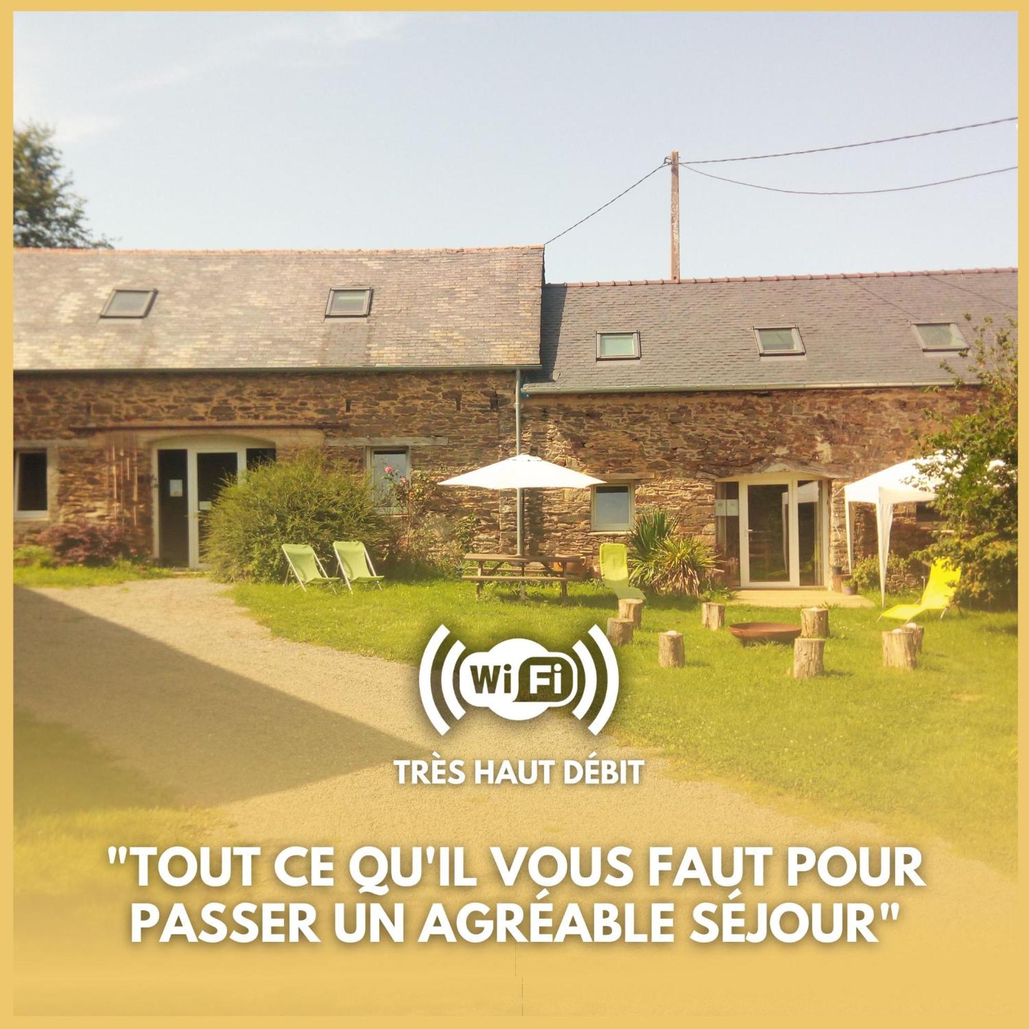 Le Jardin Enchanteur, Chaleureuse Maison D'Hotes Eco-Responsable, Calme Et Accueillante Lopérec 外观 照片