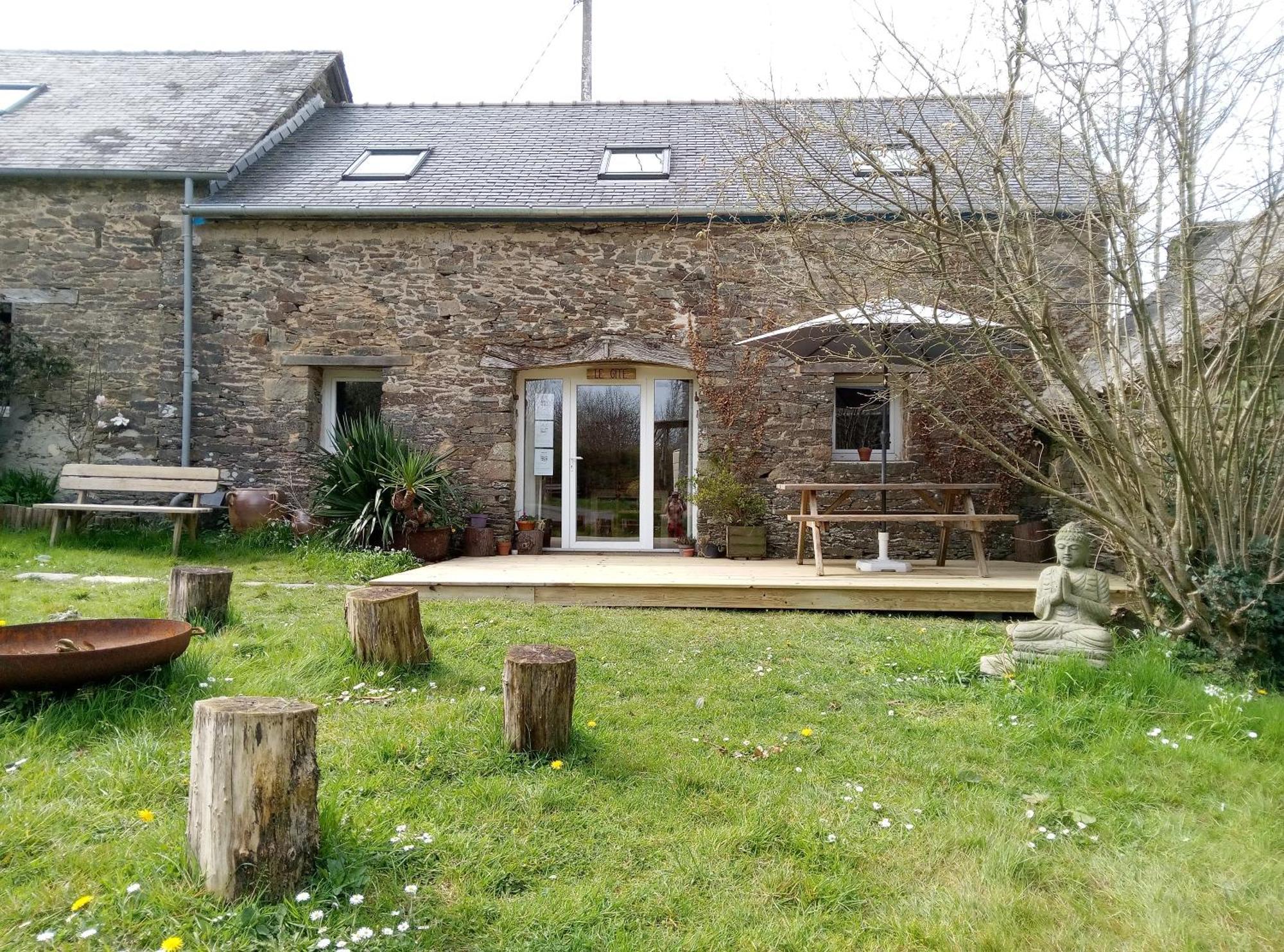 Le Jardin Enchanteur, Chaleureuse Maison D'Hotes Eco-Responsable, Calme Et Accueillante Lopérec 外观 照片